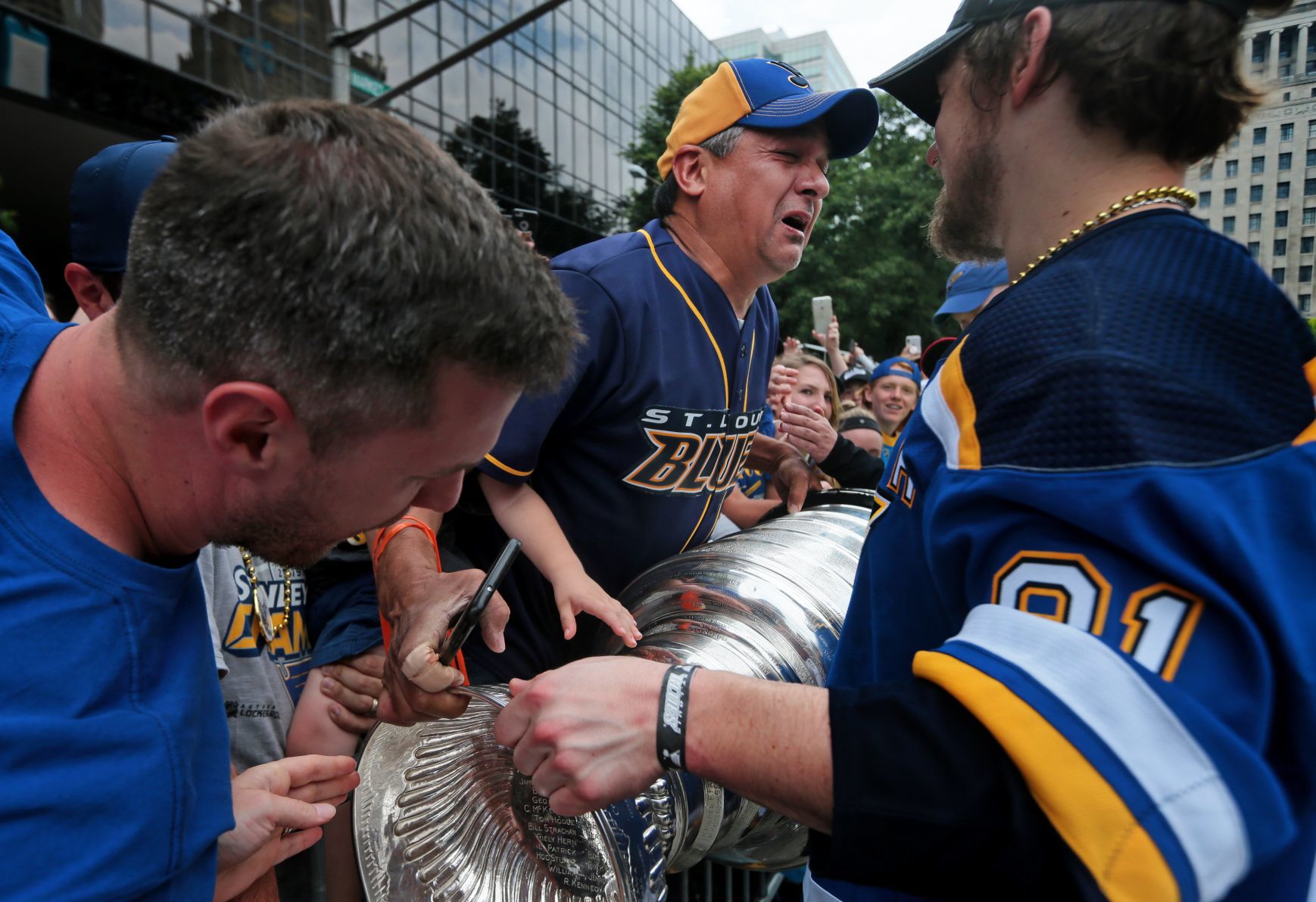 Scenes from Blues Stanley Victory Parade
